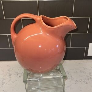 Vintage harlequin pottery service water pitcher o…